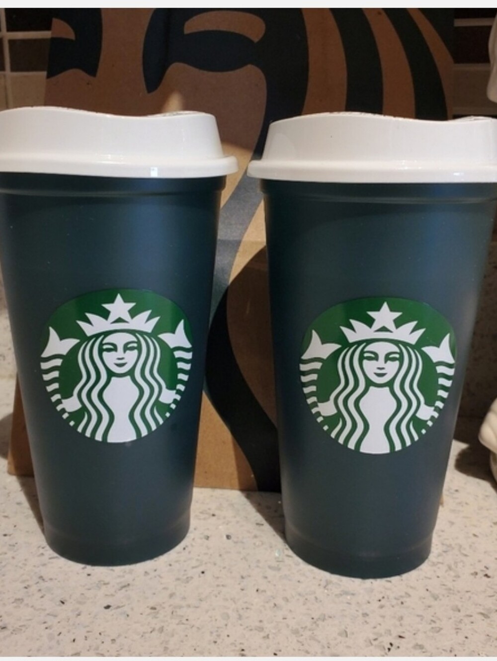 Starbucks Holiday 2020 Color Changing Cups Christmas Hot Cups Set 2 Tumbler NEW - Picture 4 of 7